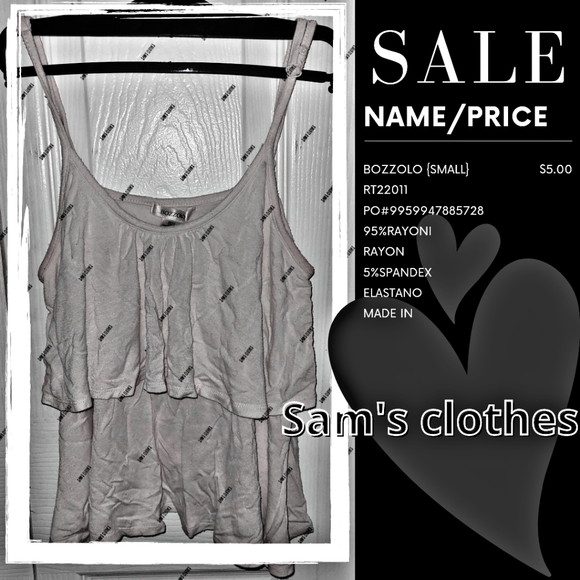 BOZZOLO Tank-Top - Picture 1 of 3